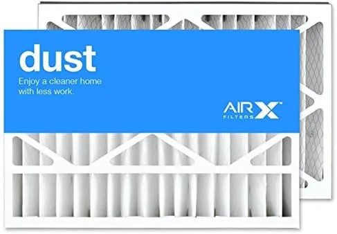 AIRX FILTERS WICKED CLEAN AIR. 16x25x5 MERV 8 HVAC AC Furnace Air Filters Replacement, Compatible with Skuttle Filters 000-0448-001 MERV 8 000-0448-005, Dust 2-Pack, Made in the USA