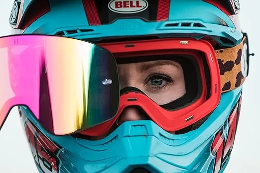 Havoc Racing Magnetic Frameless Goggles - For Motocross, Dirt Biking, Snowboarding, ATV, & UTV - UV Blocking Anti-Fog Goggles