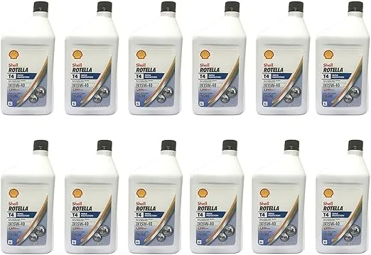 Shell Rotella T 15W-40 Diesel Engine Motor Oil 1 qt.