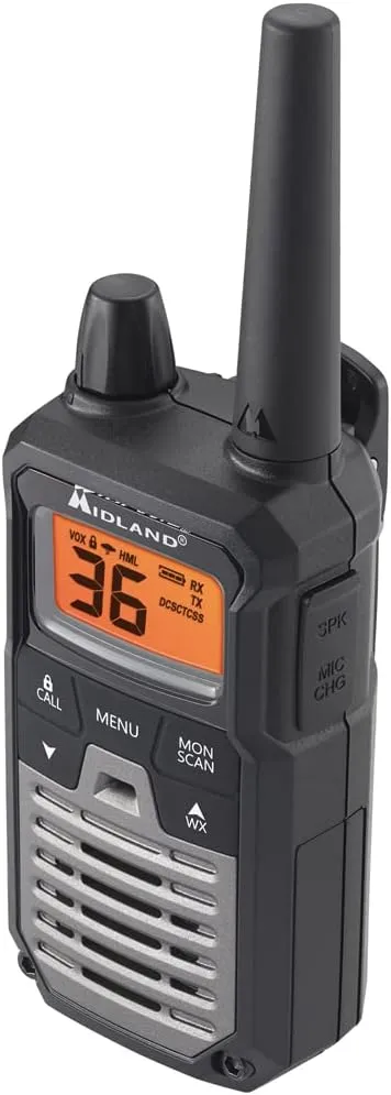 Midland T290VP4 High Powered GMRS Two Way Radios - 6 Pack Bundle w/Headsets & Chargers