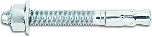 7423SD1 Power-Stud and Sd1 1/2-Inch by 4-1/2-Inch Type Carbon Steel Wedge Expansion Anchor Carbon Steel Clip, 50 Per Box