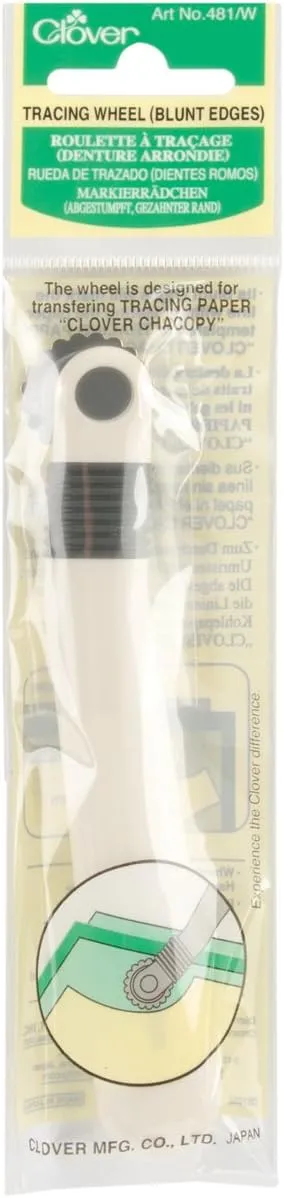 Clover Tracing Wheel Blunt Edge, #144, Beige