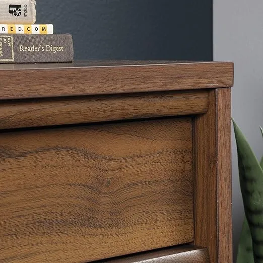 Sauder Clifford Place Library Base, Grand Walnut finish