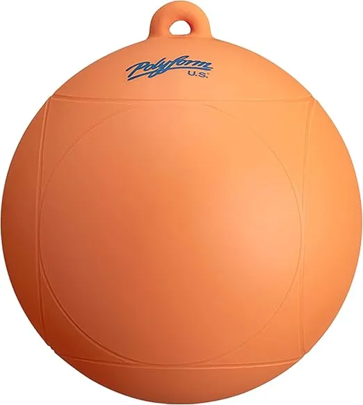 Polyform WS-1 Orange WS Series Water Ski Buoy - 8" x 8.5", Orange