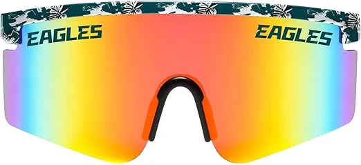 FOCO Men's NFL Team Logo Large Frame Sunglasses