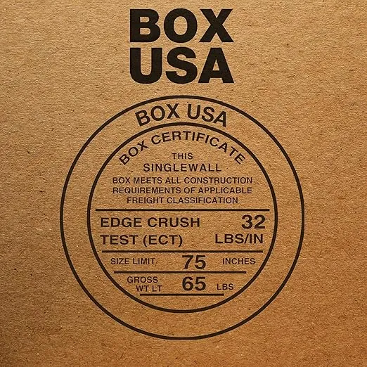 BOX USA 25 Pack of Long Corrugated Cardboard Boxes, 48" L x 4" W x 4" H, Kraft, Shipping, Packing and Moving