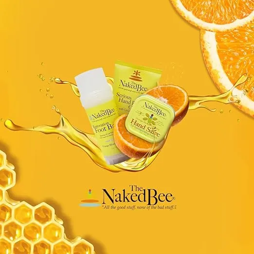 The Naked Bee Orange Blossom Honey Serious Restoration For Hands & Feet Gift Set