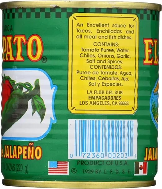 El Pato Jalapeno Salsa 7.75 oz. (6-Pack) by El Pato