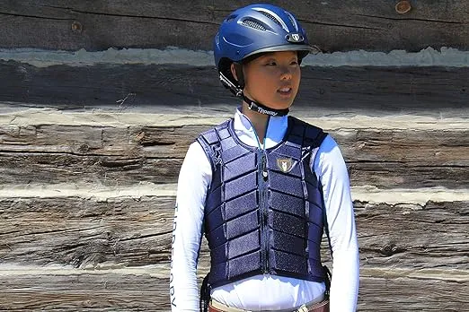 TIPPERARY EQUESTRIAN Horse Riding Eventer Vest - English Style Protective Horseback Riding Apparel - Flexible Customizable Fit Body Protector (Adult Sizes)