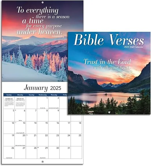 Turner Photographic Bible Verses Photo Mini Wall Calendar (25998950001)