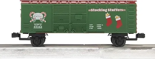 Lionel Junction North Pole Central Electric O Gauge Bluetooth Model Train Set with Remote and Lighted FasTrack