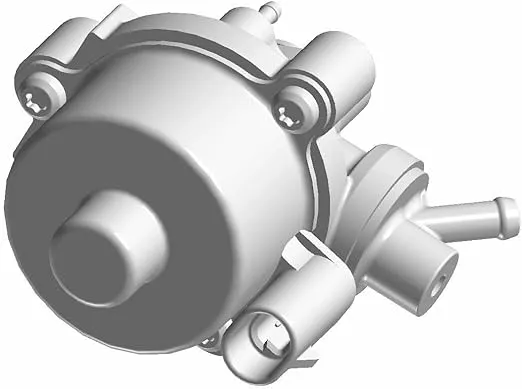 Polaris Snowmobile Oil Pump Assembly, Genuine OEM Part 1204446, Qty 1