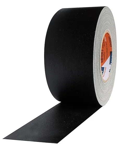 Pro Tapes "Shurtape Professional Grade Gaffers P672 Tape 3""x50yds Black (Pack of 1)"
