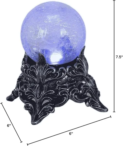 Seasons Mystic Crystal Ball with Color Changing Lights