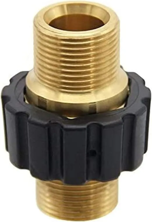 Twinkle Star Pressure Washer Hose Quick Connector, M22 Metric Male Thread Fitting, TWIS375