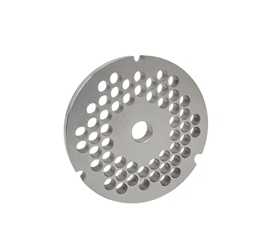 Grinder Plate for #22 Grinders, Hobart and Biro, with 1/4" Holes Great for Regular Chili