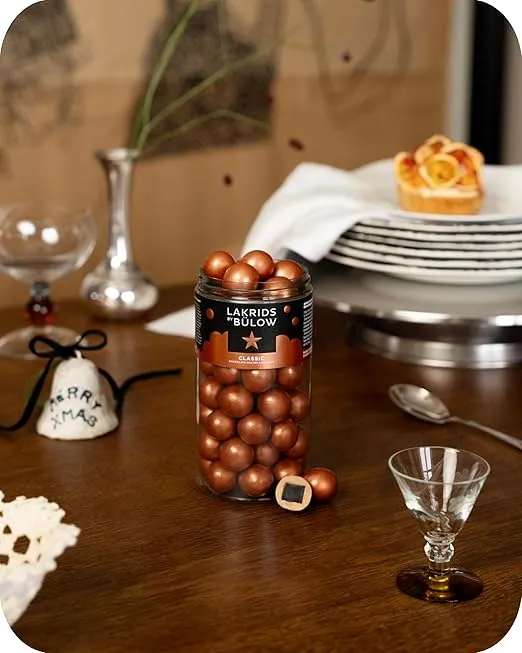 LAKRIDS BY BÜLOW - Classic Caramel - 10.41 OZ - Chocolate Coated Gourmet Licorice - Sweet Licorice Coated in Dulce Chocolate & Sea Salt
