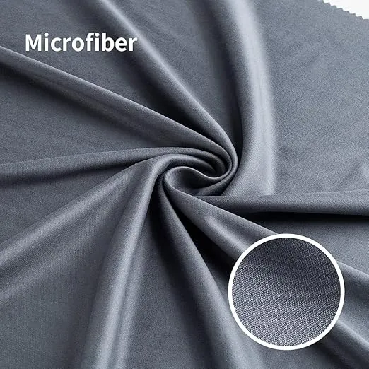 4 Pack 16''x16'' Extra Large Microfiber Cleaning Cloths, K&F Concept Oversized Microfiber Cloths for TV Screen, Electronics, Laptops, Telescope, Computers, Eyeglasses, Gray