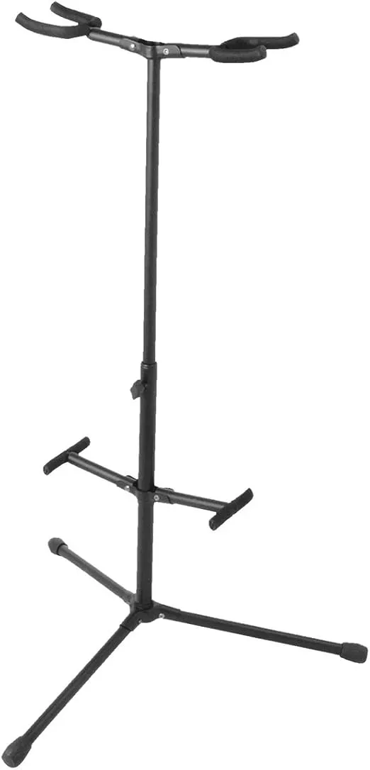 On-Stage GS7255 Double Hang-It Guitar Stand,Black