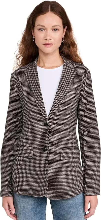 Faherty Women's Houndstooth Inlet Blazer