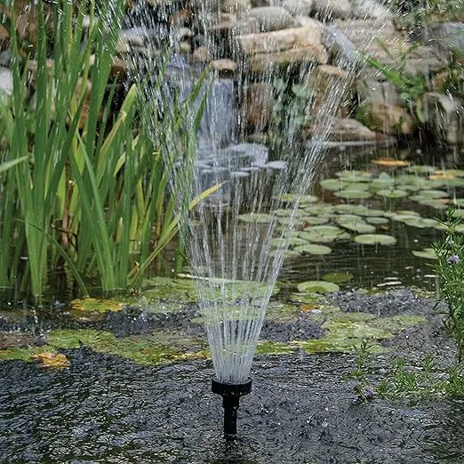 TetraPond Fountain Set, Large, Pond Pump With 3 Fountain Patterns